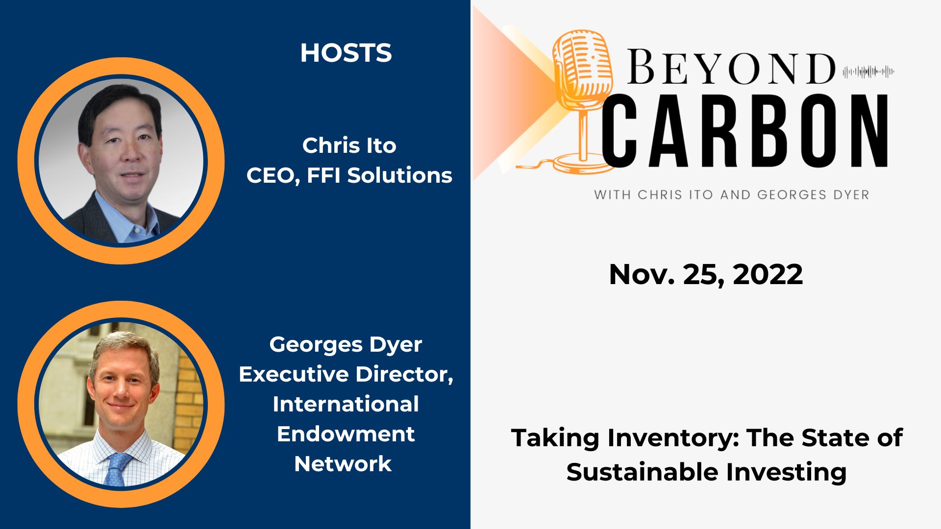 The Beyond Carbon logo. Introducing our new sustainable investing podcast.