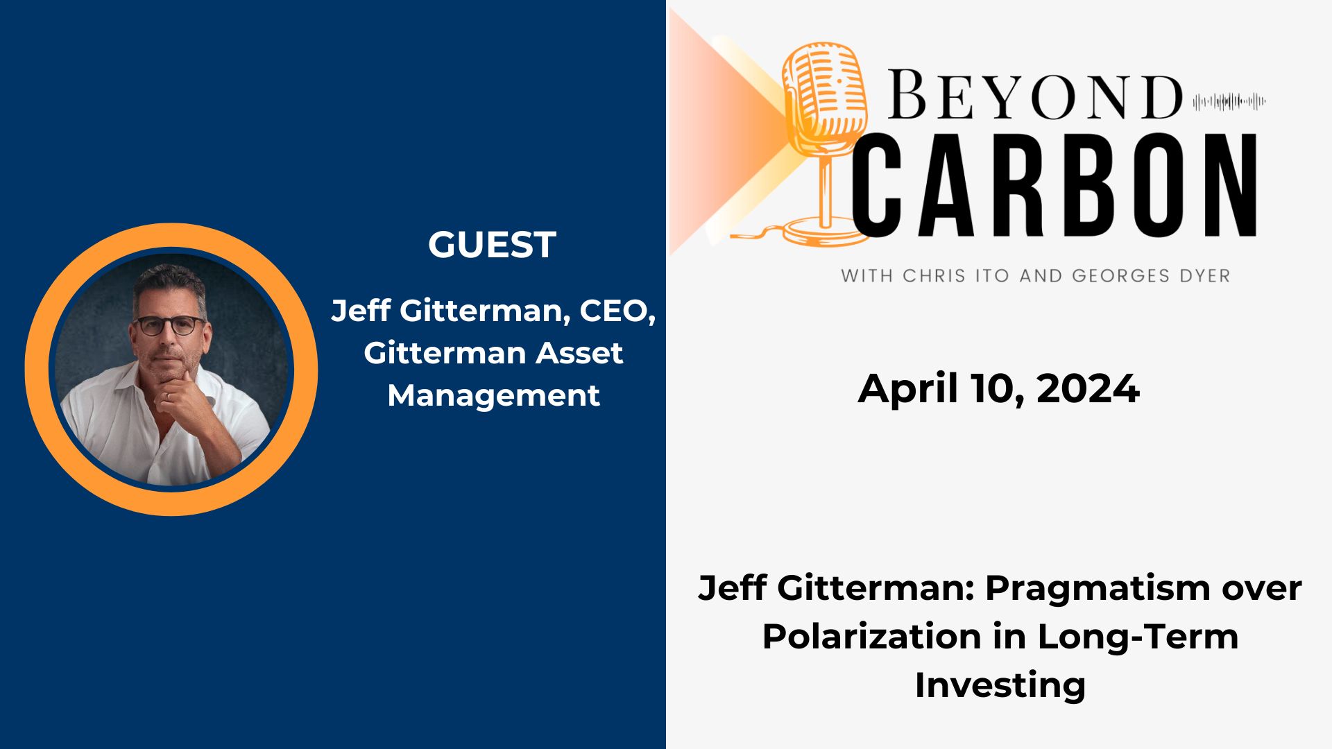 An image of Jeff Glitterman, CEO of Glitterman Asset Management.