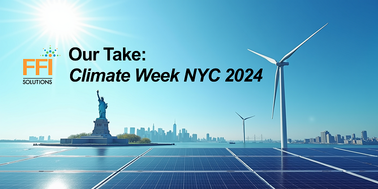 An image of Climate Week NYC in 2024