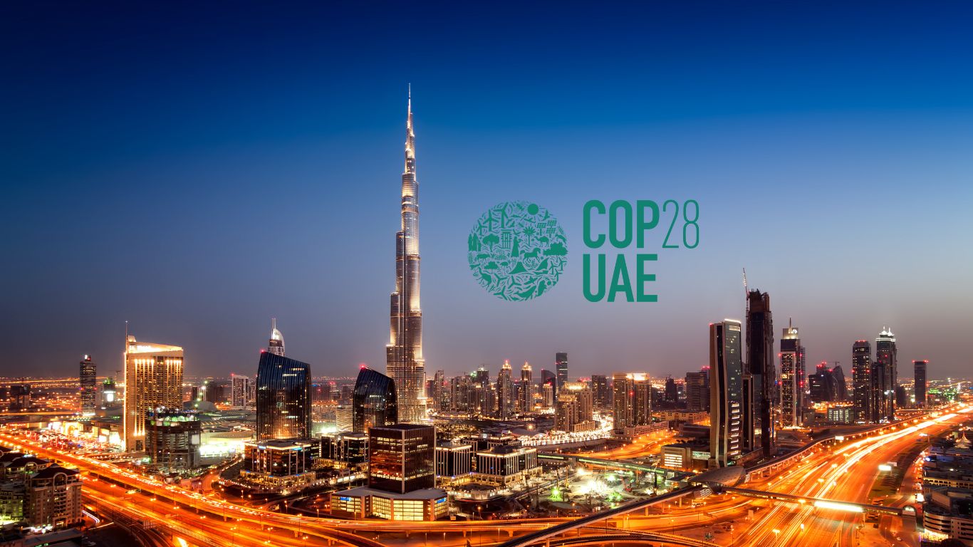 An image of Dubai, United Arab Emirates, the site of COP28.