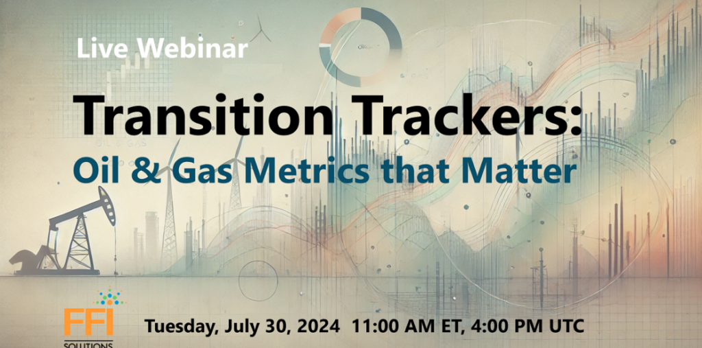 Transition Trackers webinar. Oil & Gas that matters